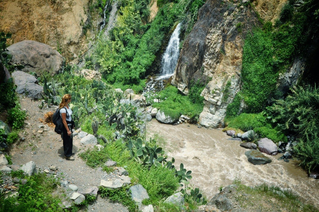 Cascade à Sangaye, Canyon de colca