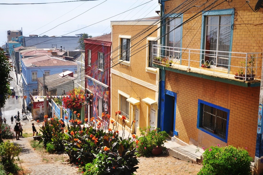 Maison à Valparaiso, Chili