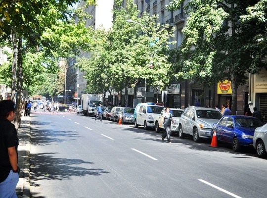 Rue de Santiago du Chili