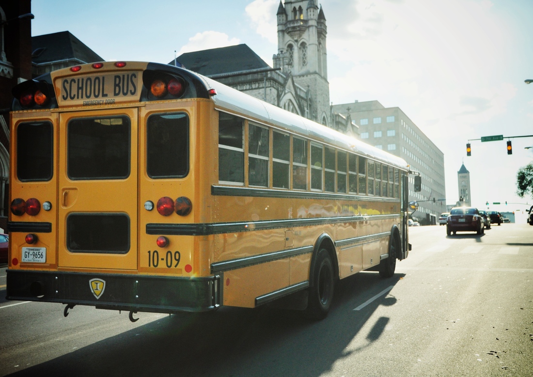 Bus scolaire des Etats Unis