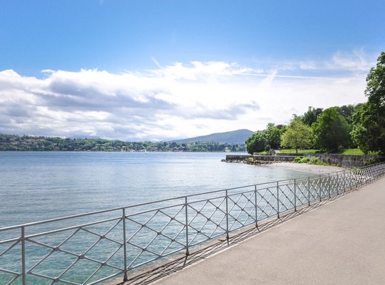 Le long du lac de Genève