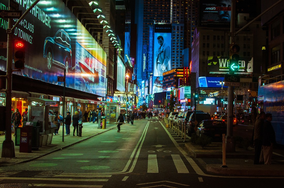 New York by Night (Time Square)