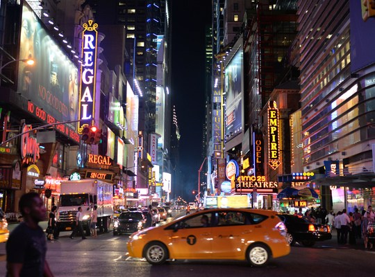 Taxi new york à Times Square