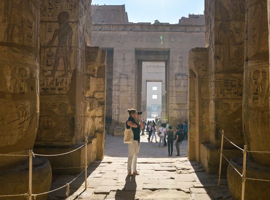 Dans le temple de Ramses III