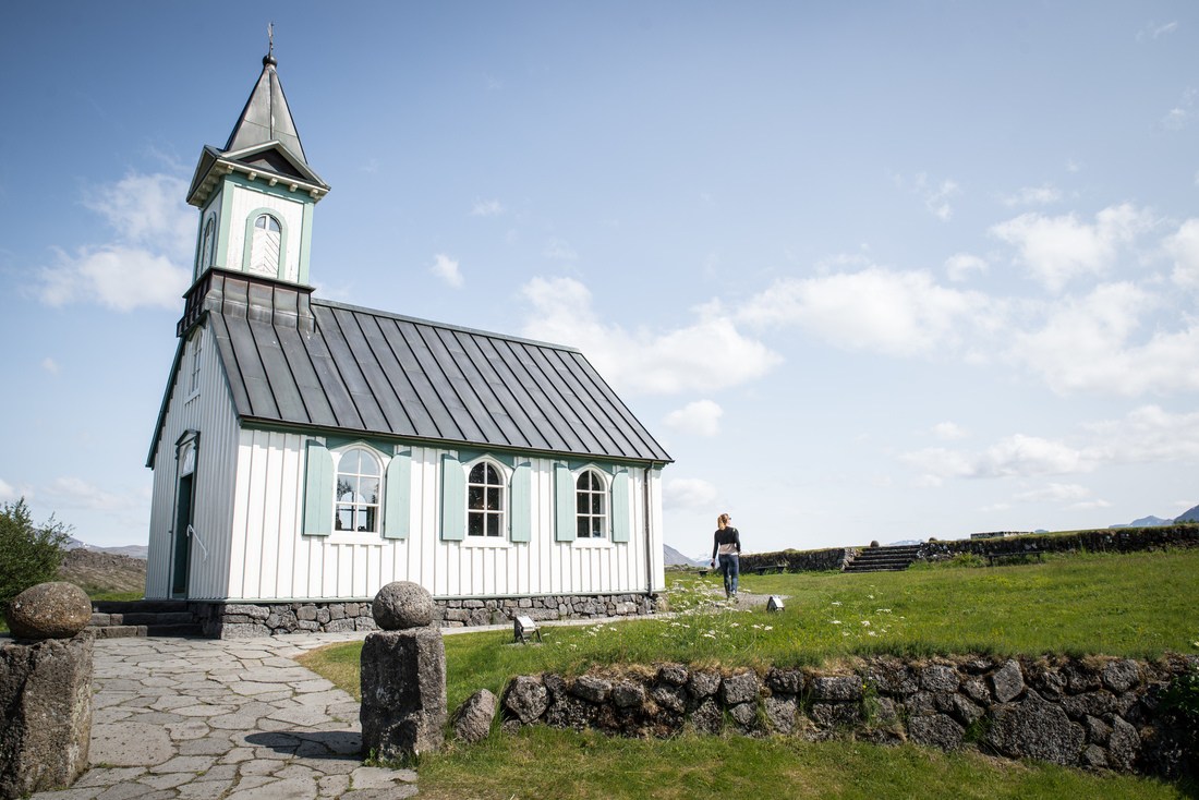 Jolie église de Þingvellir