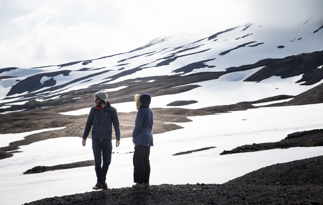Seb et Manue sur le Snaefellsjökull