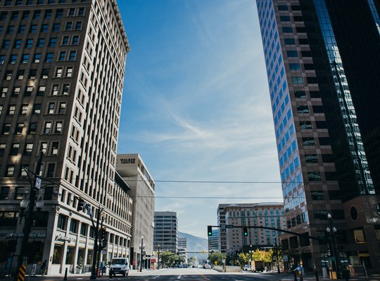 Les rues de Salt Lake City 