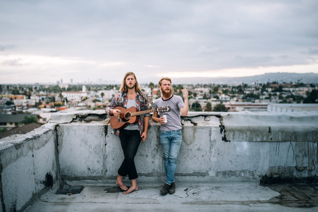 Richard et Aurélien Buttin sur les toits de L.A.