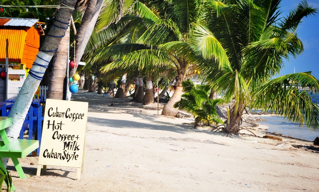 Caye Caulker plage Belize