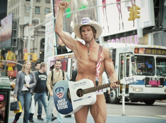 Naked cowboy Times Square New York