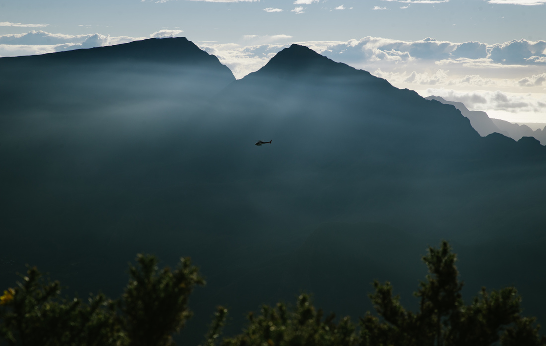 Les hélicoptères, moyen de transport à la Réunion
