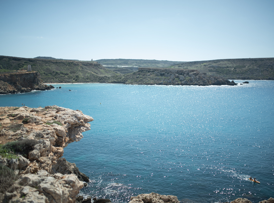 La baie de Għajn Tuffieħa