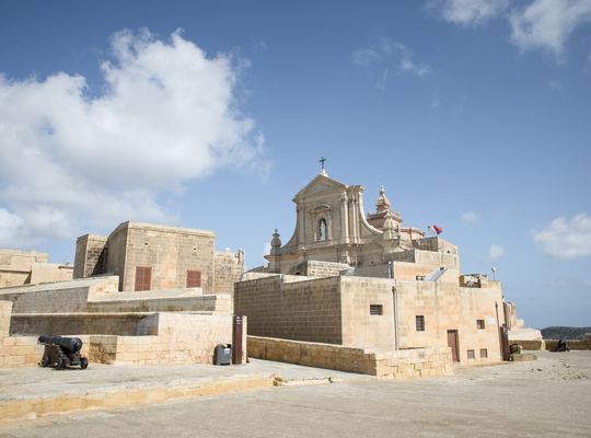 En haut de Victoria, Gozo
