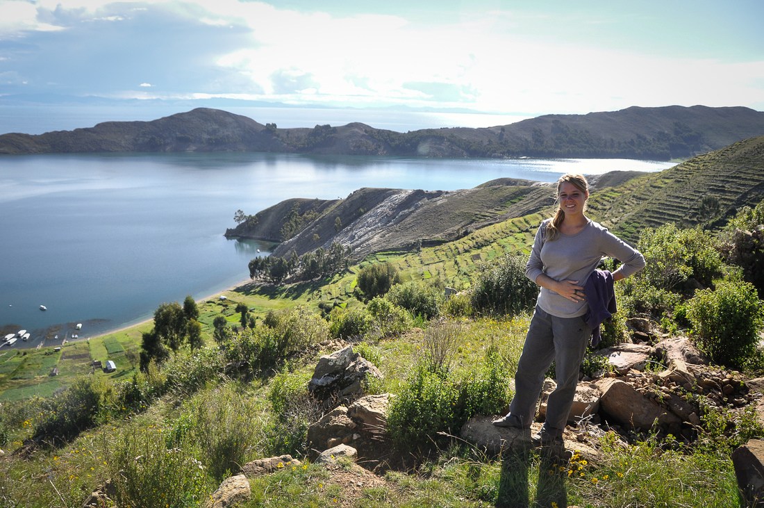 Manue, panorama à Lac Titicaca