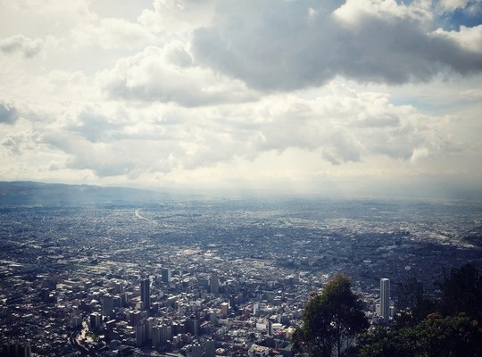 Bogota vue depuis Monserrate