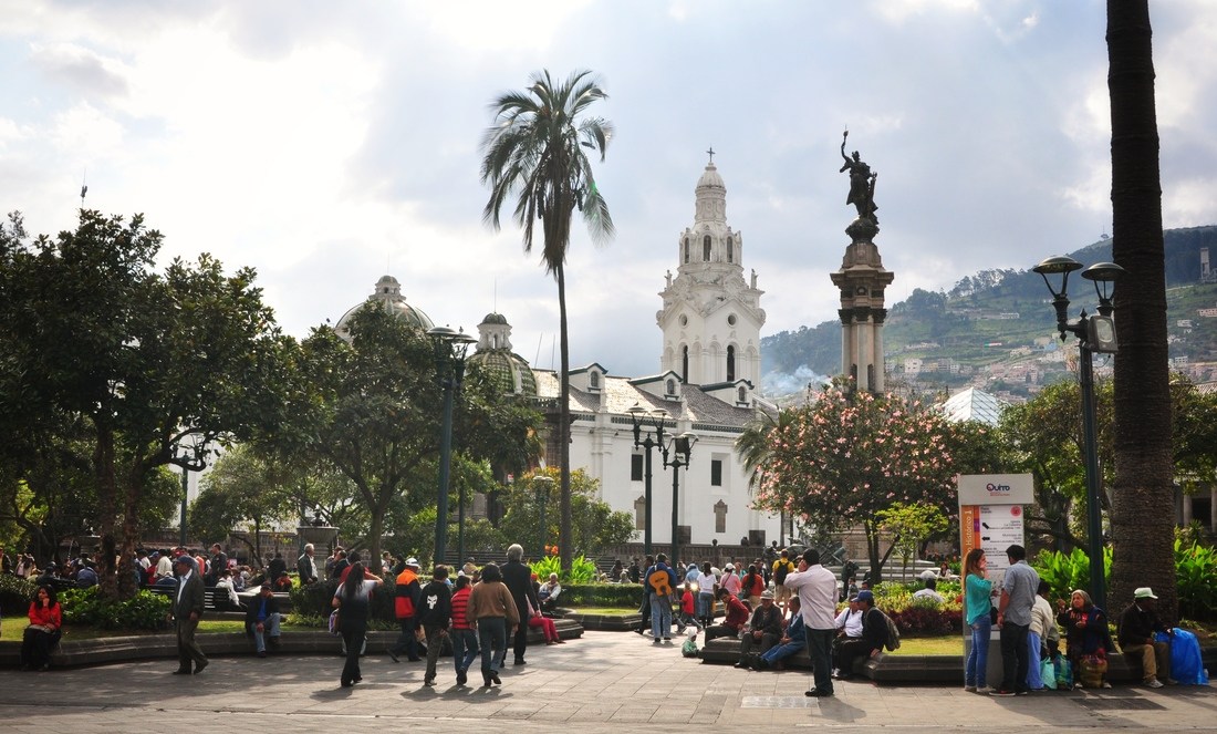 Parque central de Quito