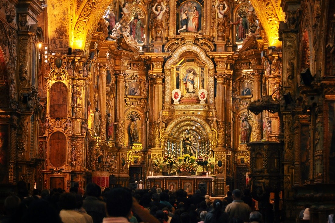 Eglise Baroque de Quito