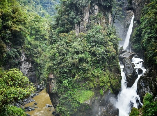 Pailon del Diablo route des cascades Equateur