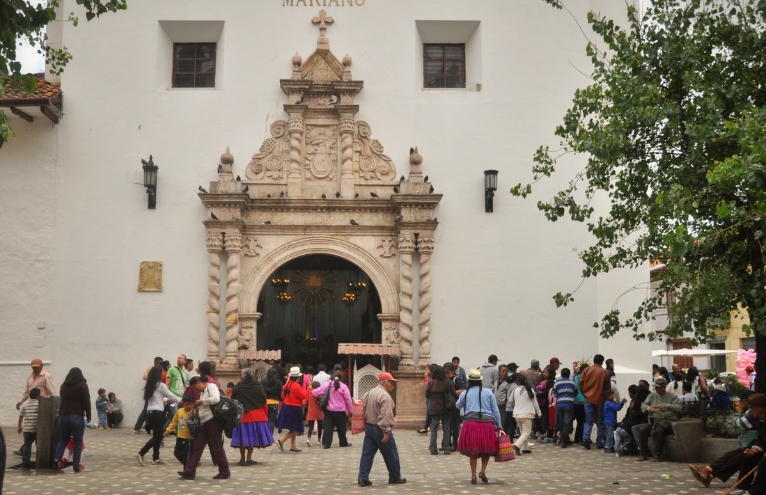 Entrée de l'église, Cuenca