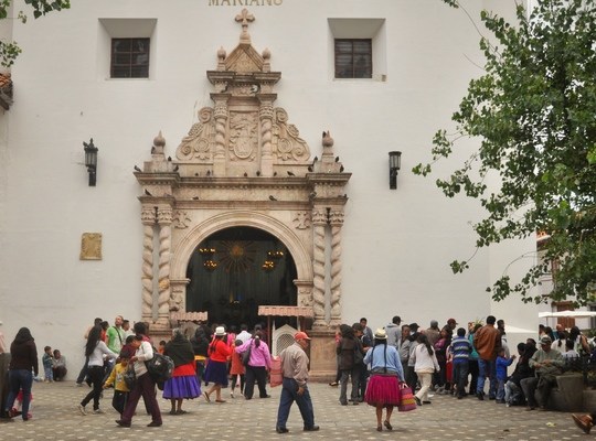 Entrée de l'église, Cuenca