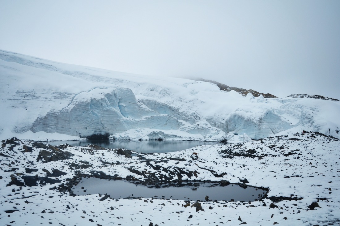 Glacier et sommets 