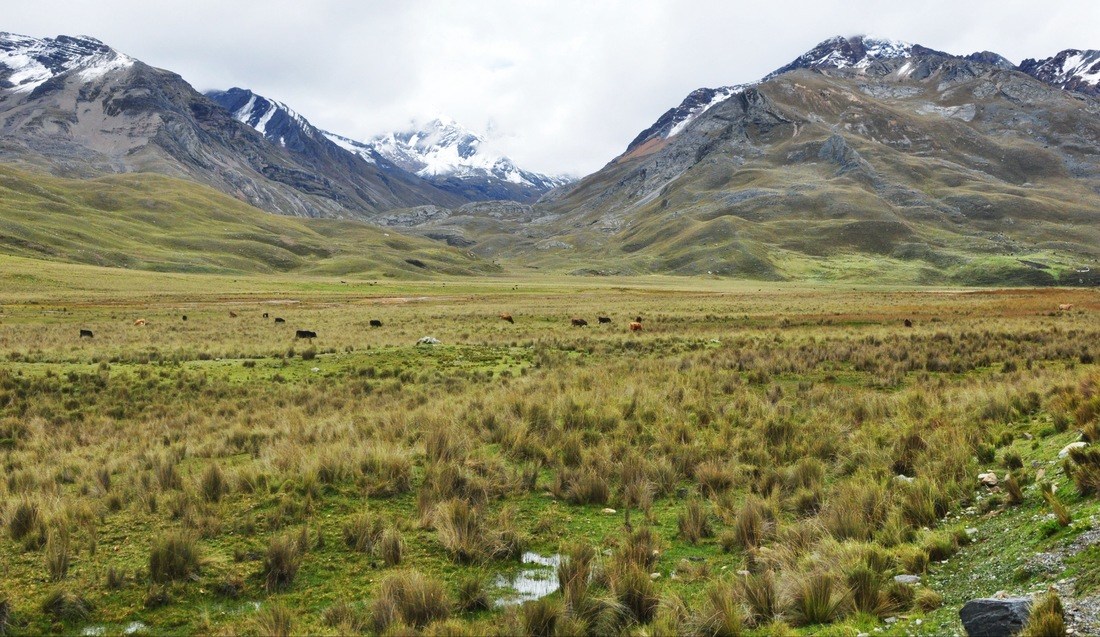 Paysage de Huaraz au Pérou