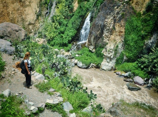 Cascade à Sangaye, Canyon de colca