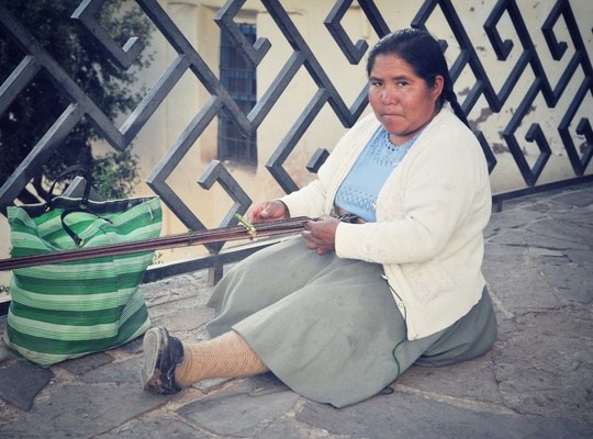 Fabrication de ceinture à Cusco