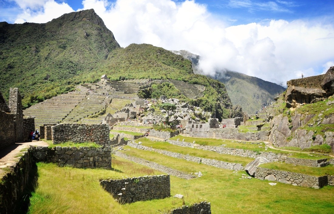 A l'intérieur des ruines du Machu Picchu