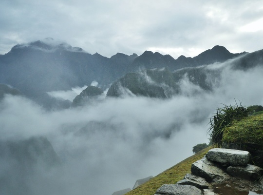 Nuages au dessus du Machu Picchu