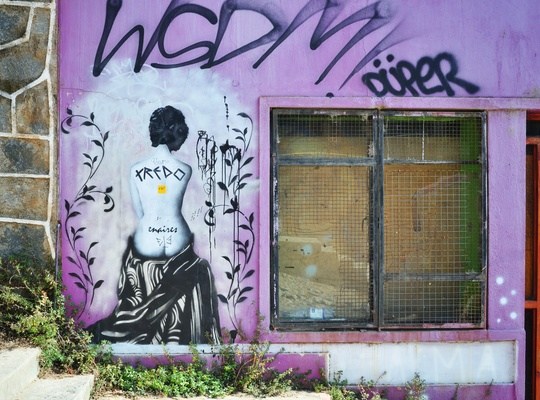 Art de rue Valparaiso Chili