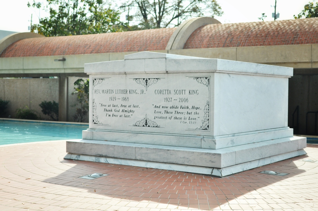 Tombe de Martin Luther King à Atlanta