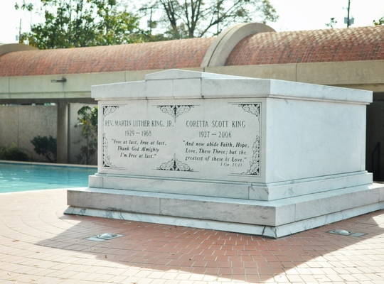 Tombe de Martin Luther King à Atlanta