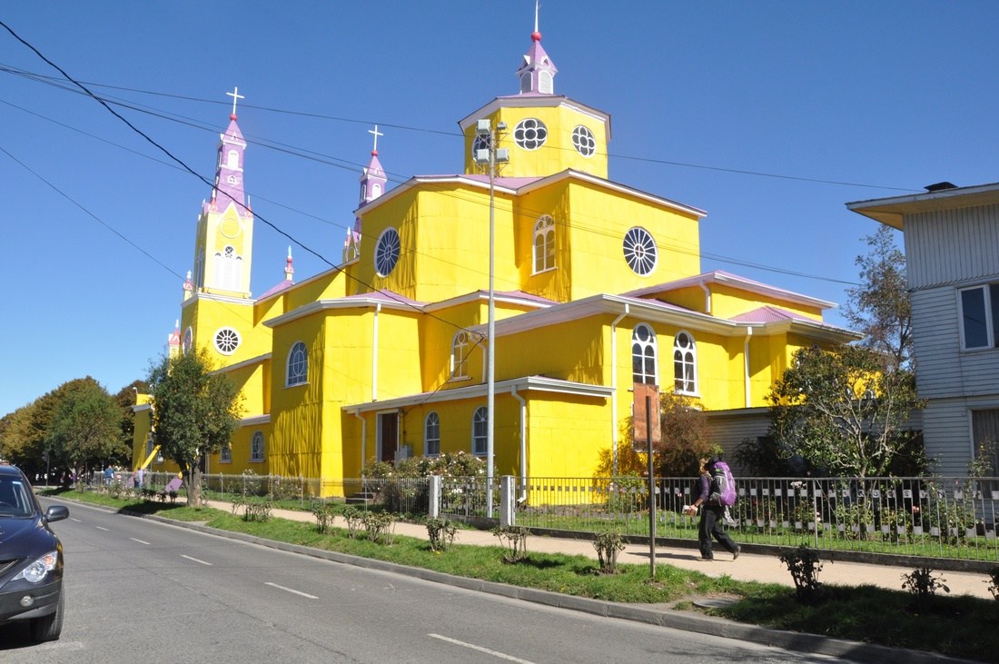 Superbe église de Castro, Chiloe