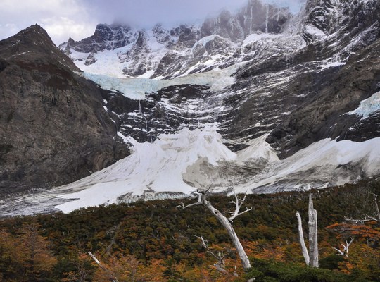 Glacier del francés, Torres del Paine