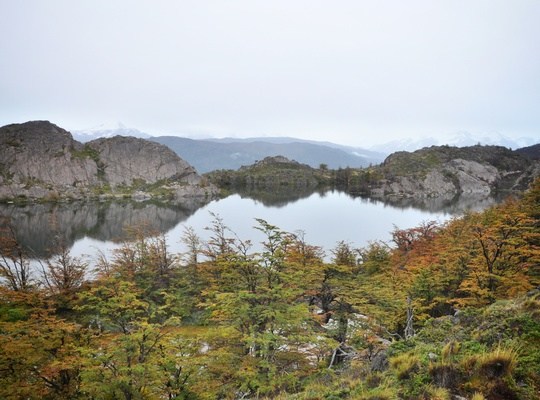 Reflets dans le lac, Torres del Paine