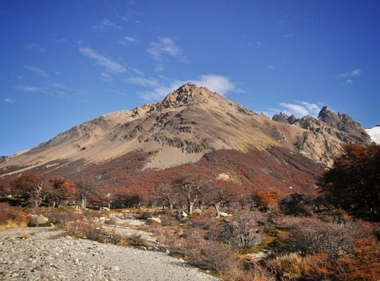 Montagne en route pour le Fitz Roy