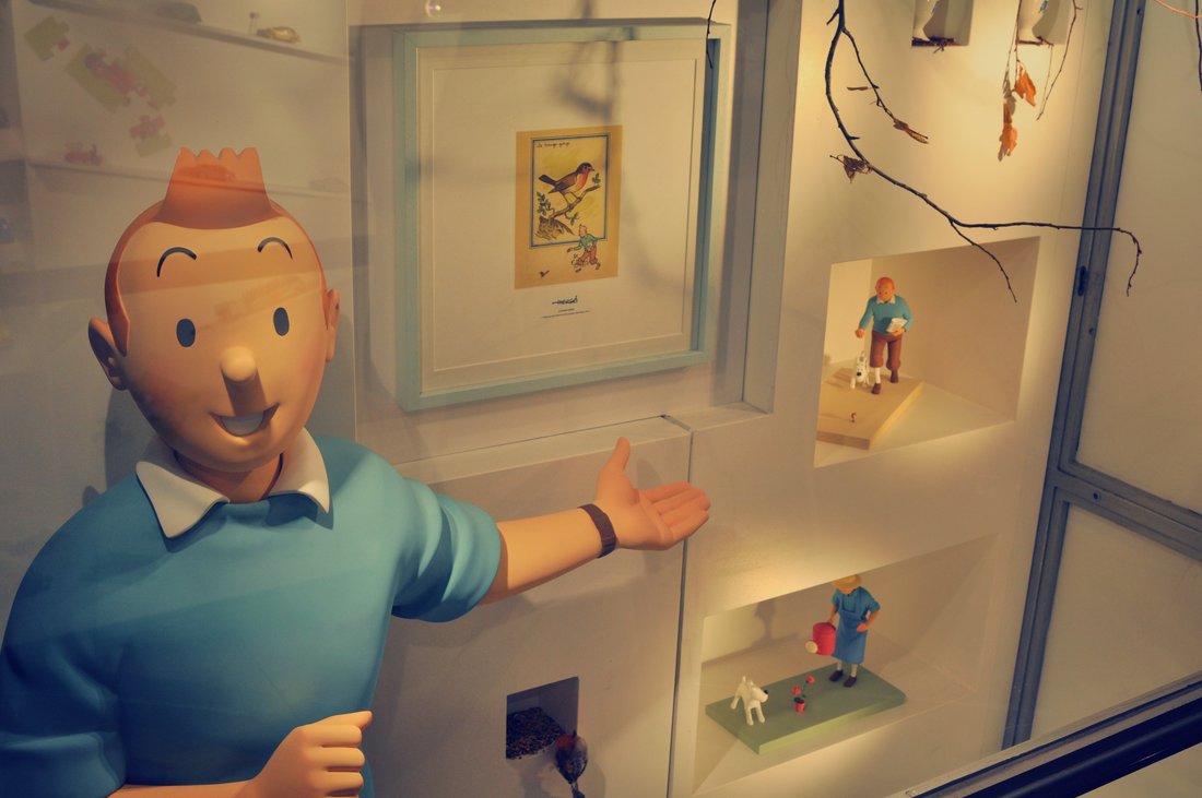 Tintin au musée de la figurine