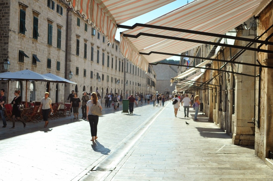 Rue principale de Dubrovnik
