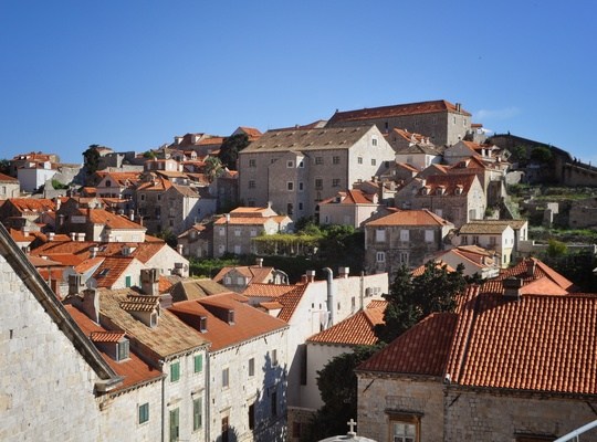 Vue depuis les remparts de Dubrovnik