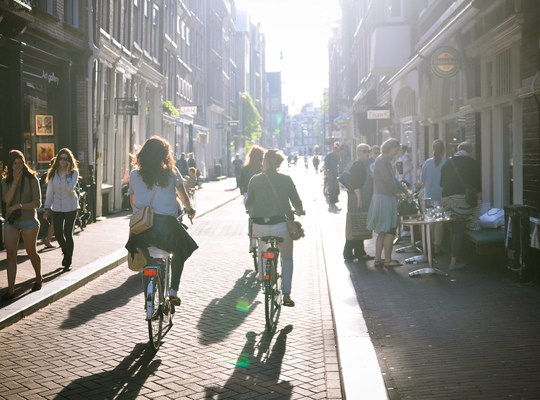 En vélo à Amsterdam