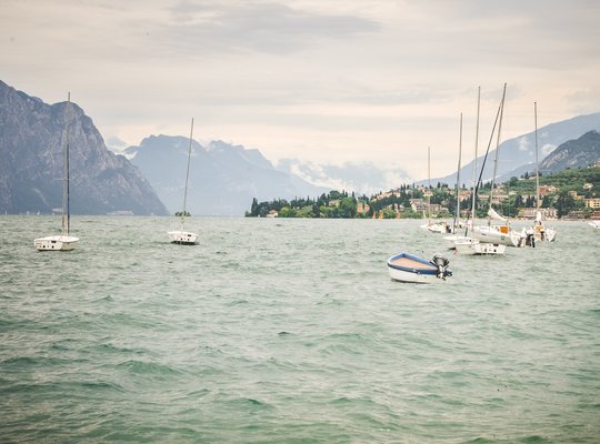 Bateaux sur le lac de Garde