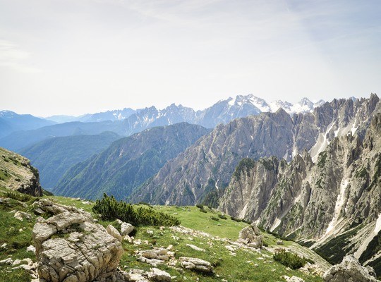 Paysages des Dolomites dans les Alpes