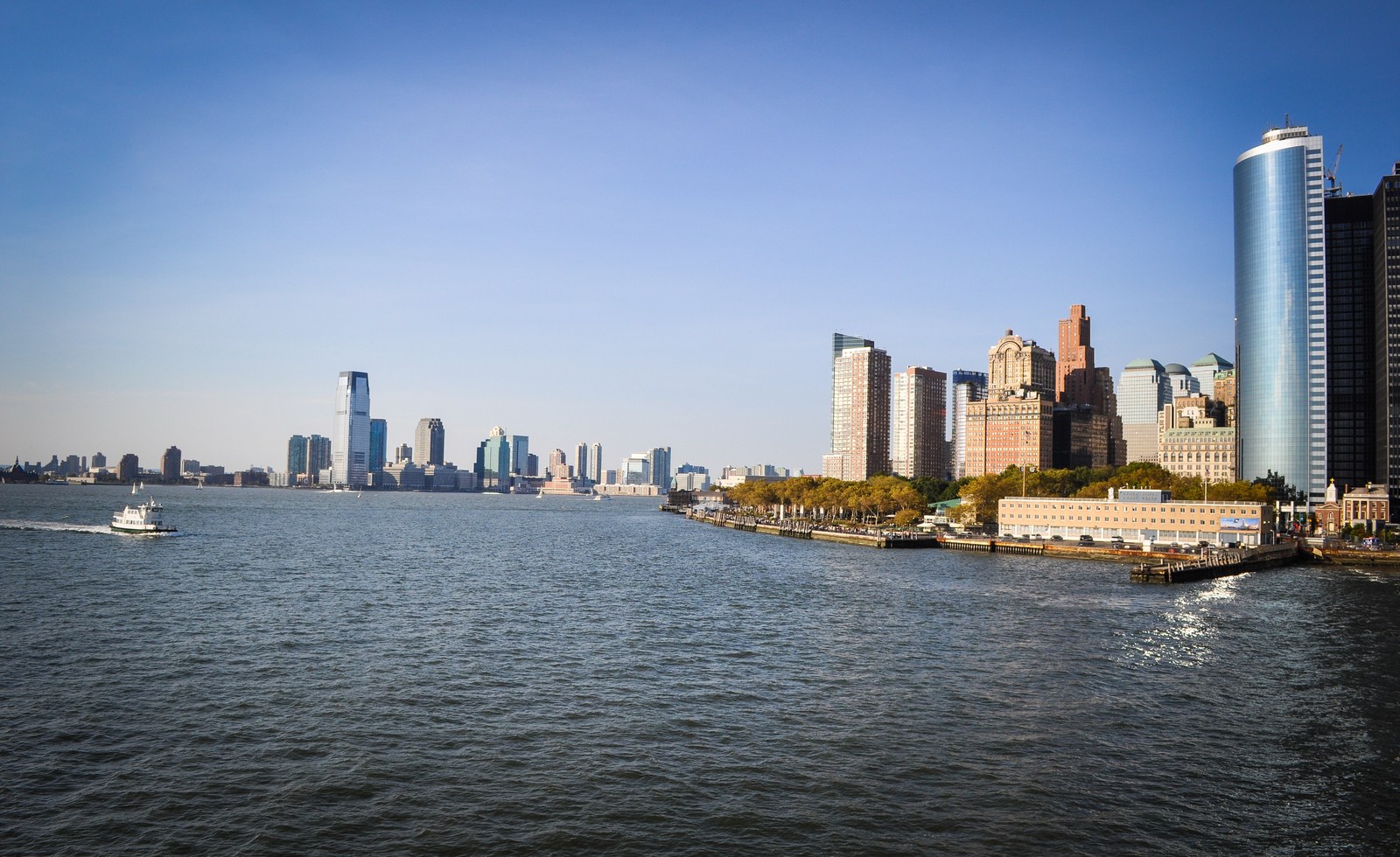 New York skyline depuis notre bateau New York skyline depuis notre bateau