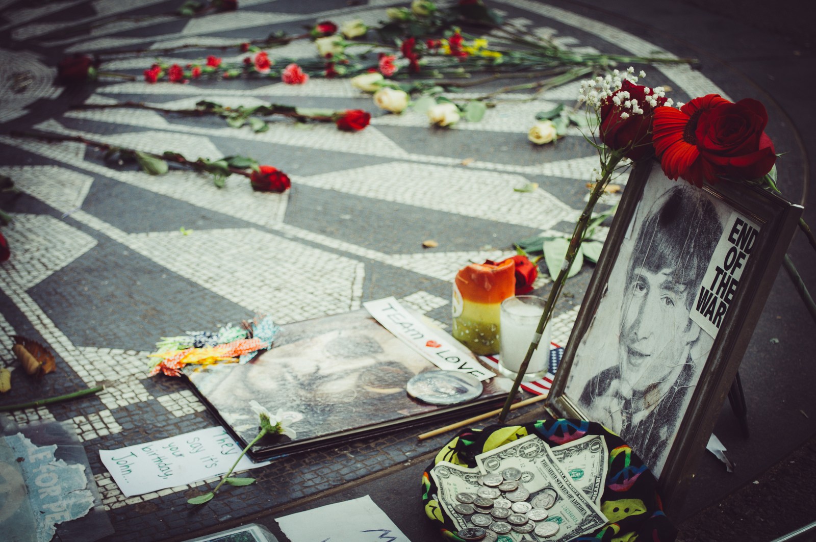Imagine Strawberry Fields mémorial Imagine Strawberry Fields mémorial
