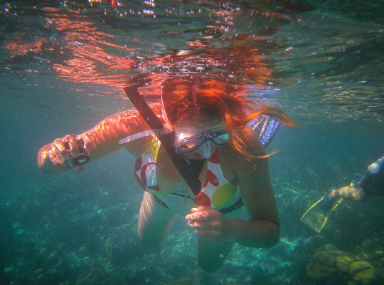 Manuelle snorkeling
