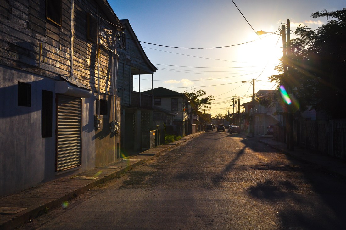 Dans les rues de Belize City