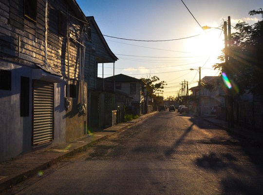 Dans les rues de Belize City