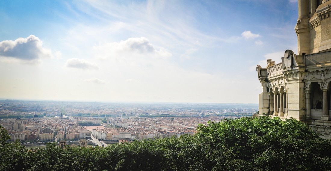 Vue panoramique sur Lyon