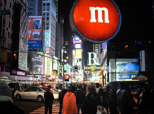 Boutique M&M's sur Times Square